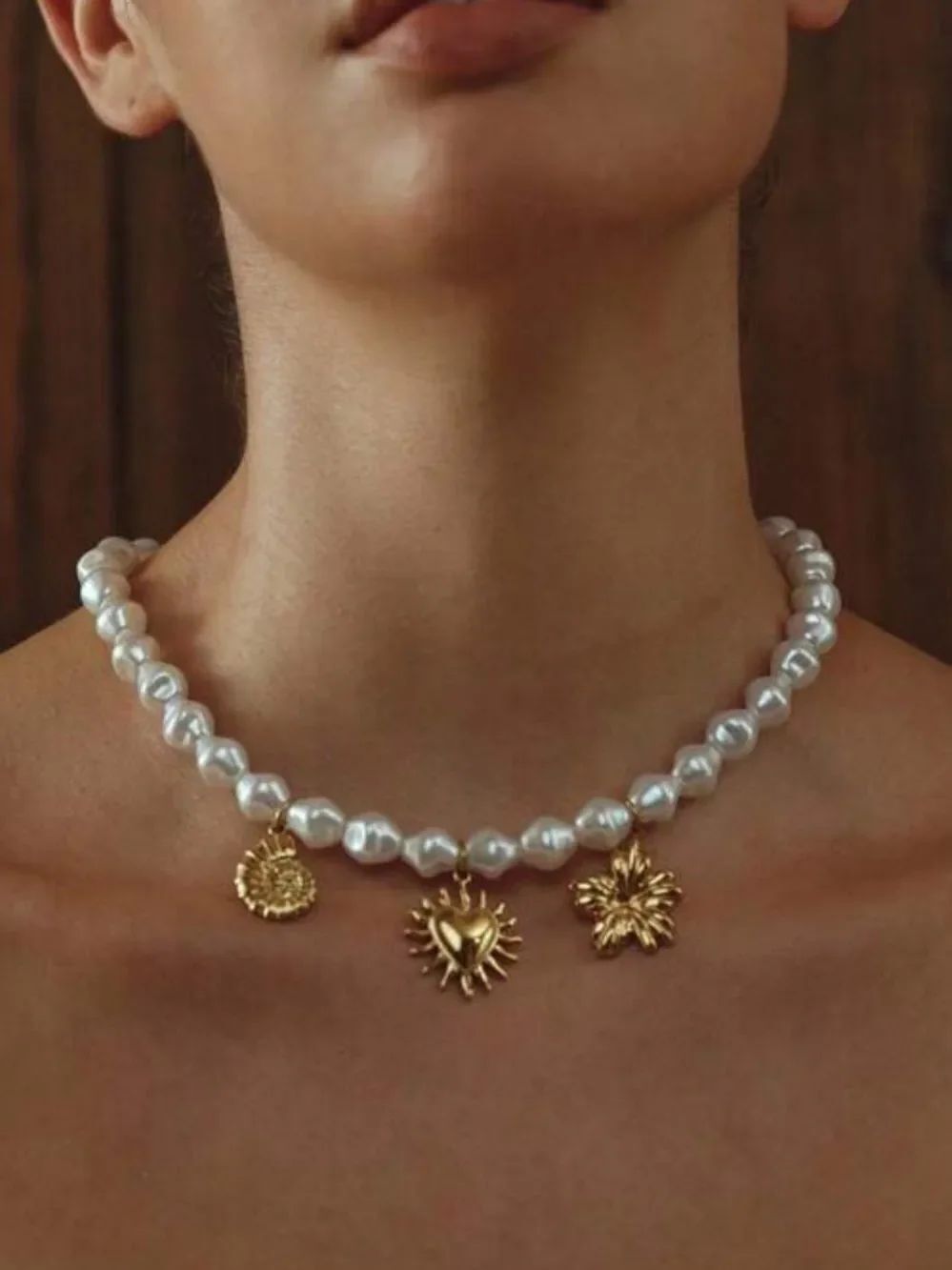 Pearl Choker Necklace S1407